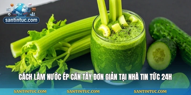 Cách Làm Nước Ép Cần Tây Đơn Giản Tại Nhà - Tin Tức 24h