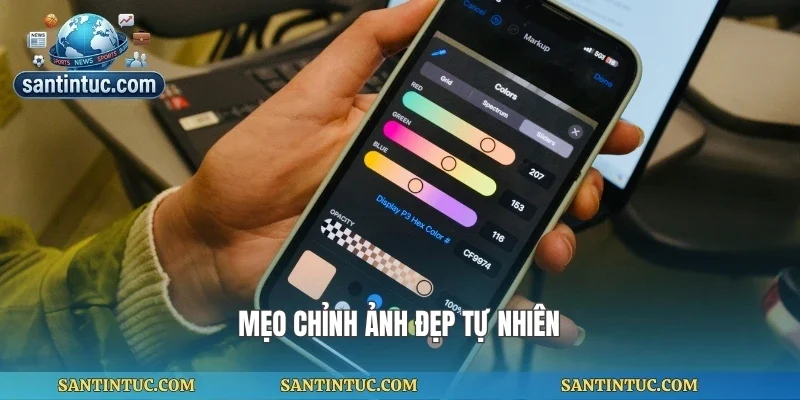 Mẹo chỉnh ảnh đẹp tự nhiên
